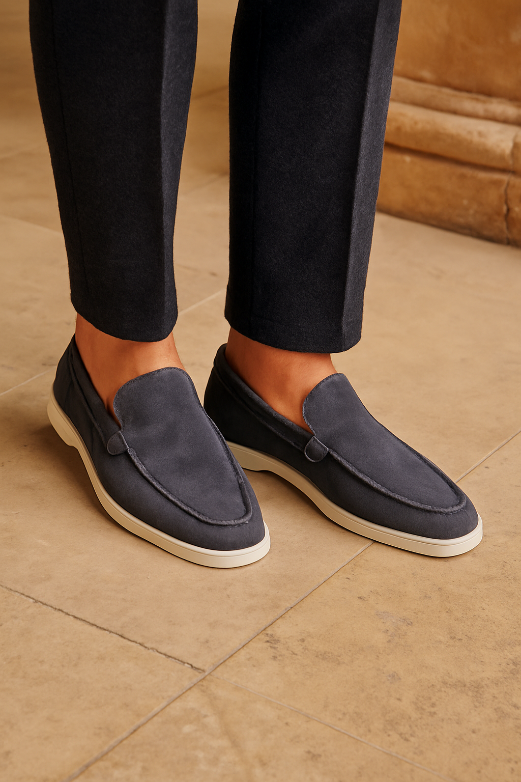 Carlo - Men's Suede Loafers