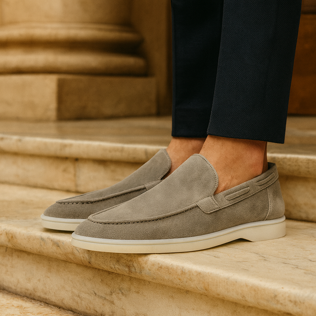 Carlo - Men's Suede Loafers