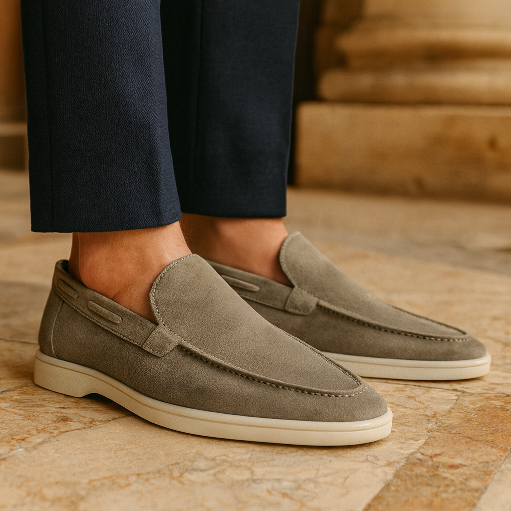 Carlo - Men's Suede Loafers
