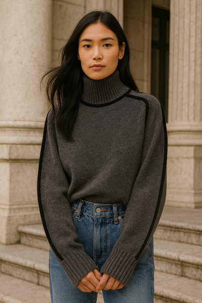 Milly - Women's Turtleneck Sweater