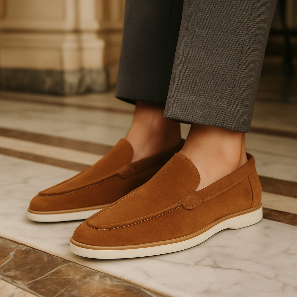 Carlo - Men's Suede Loafers