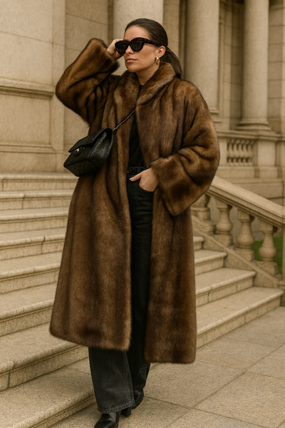 Layla - Women's Faux Trench Coat