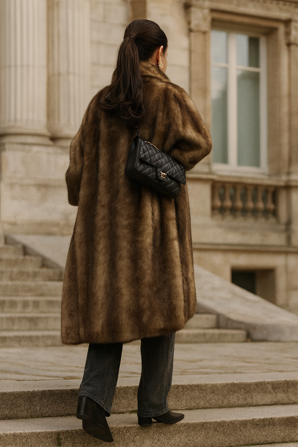 Layla - Women's Faux Trench Coat