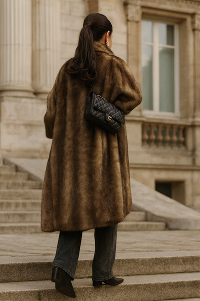 Layla - Women's Faux Trench Coat