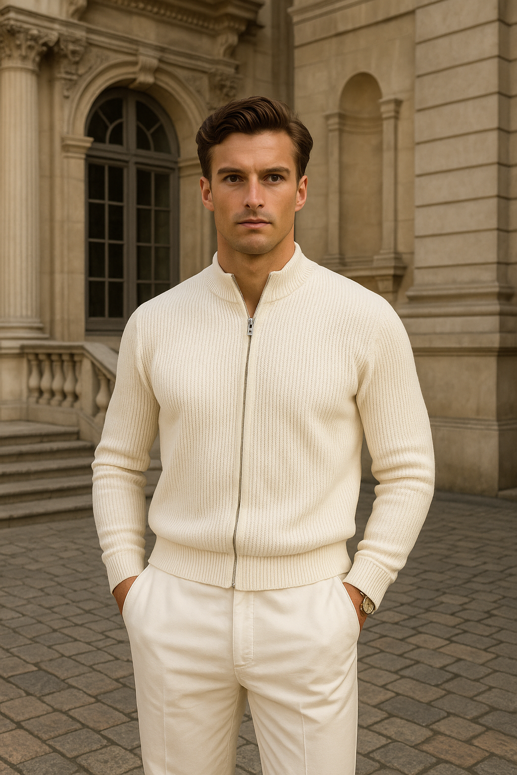 Noah - Men's Cotton Blend Cardigan