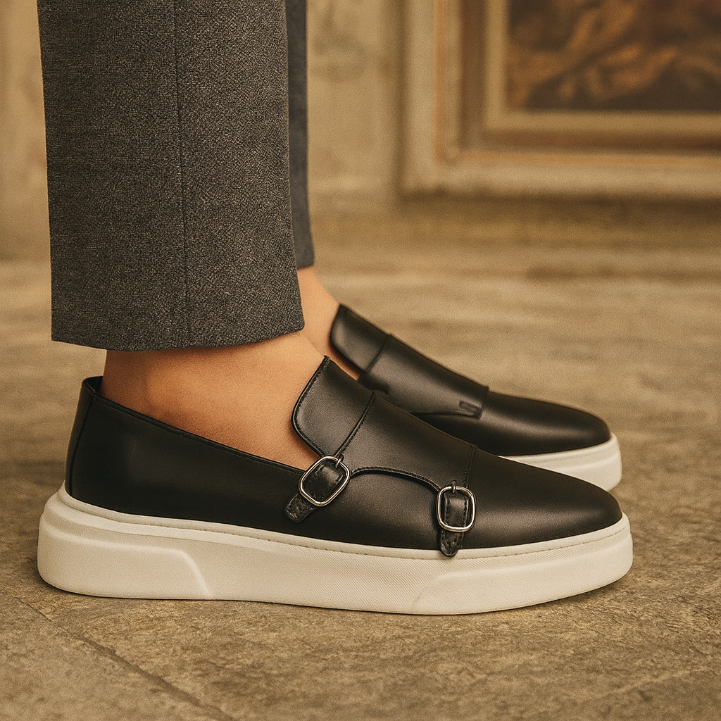 Henry - Men's Brown Leather Loafers