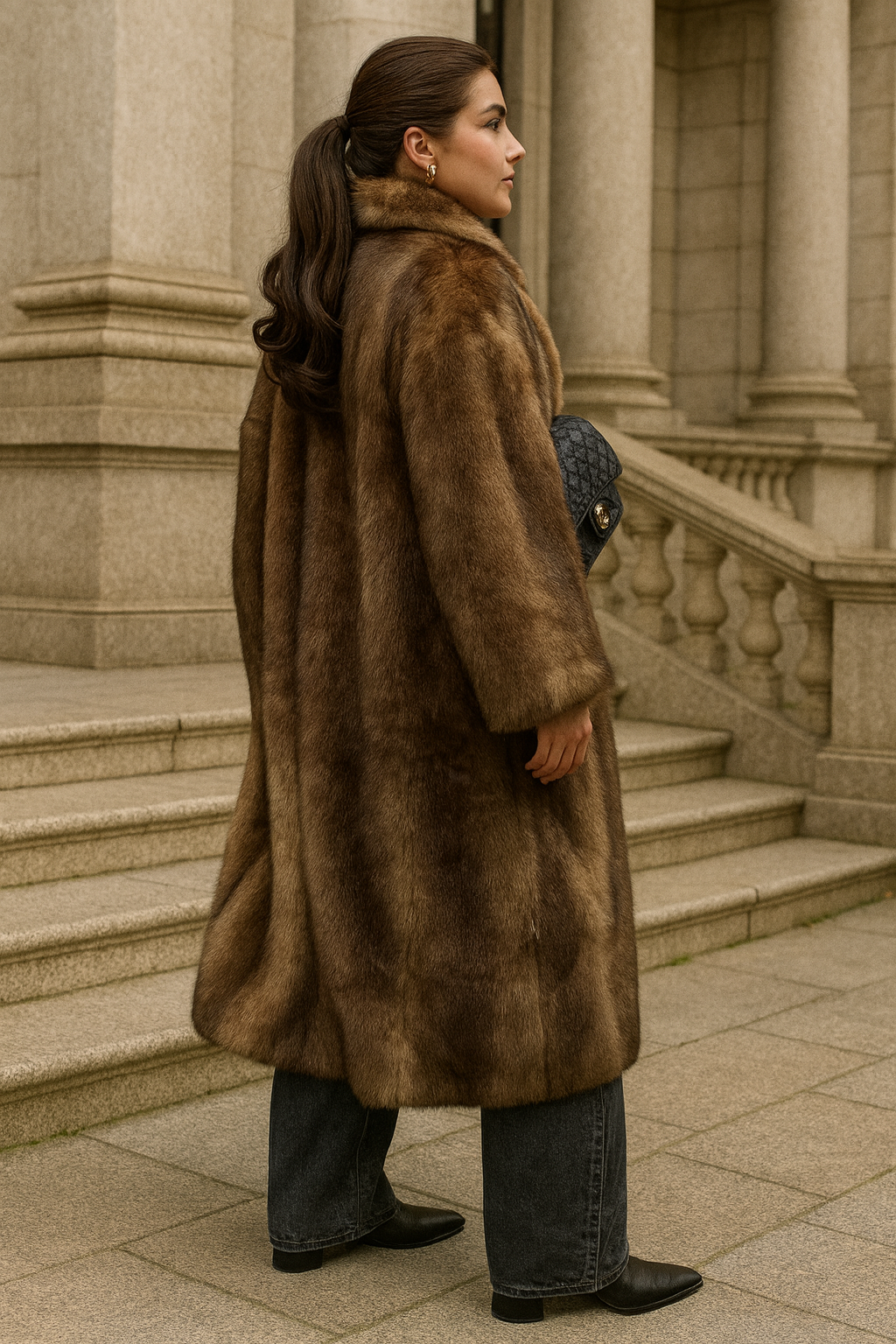 Layla - Women's Faux Trench Coat