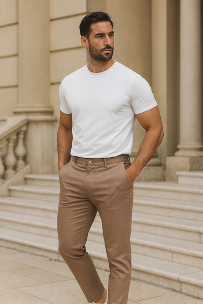 Liam - Men's Stretch Cotton Chino Pants